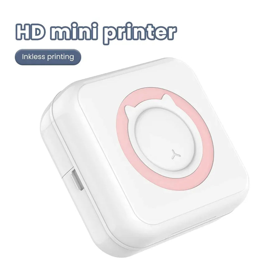 Mini Printer - Bluetooth Inkless Instant Photo Printer, Small